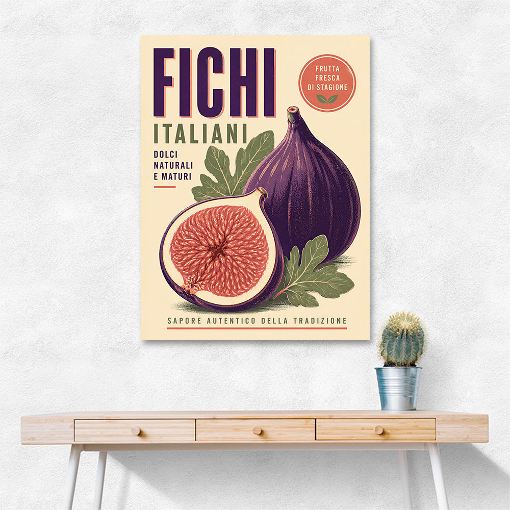 Fig Fruit Vintage Art Print