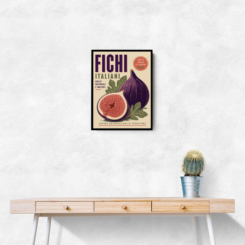 Fig Fruit Vintage Art Print