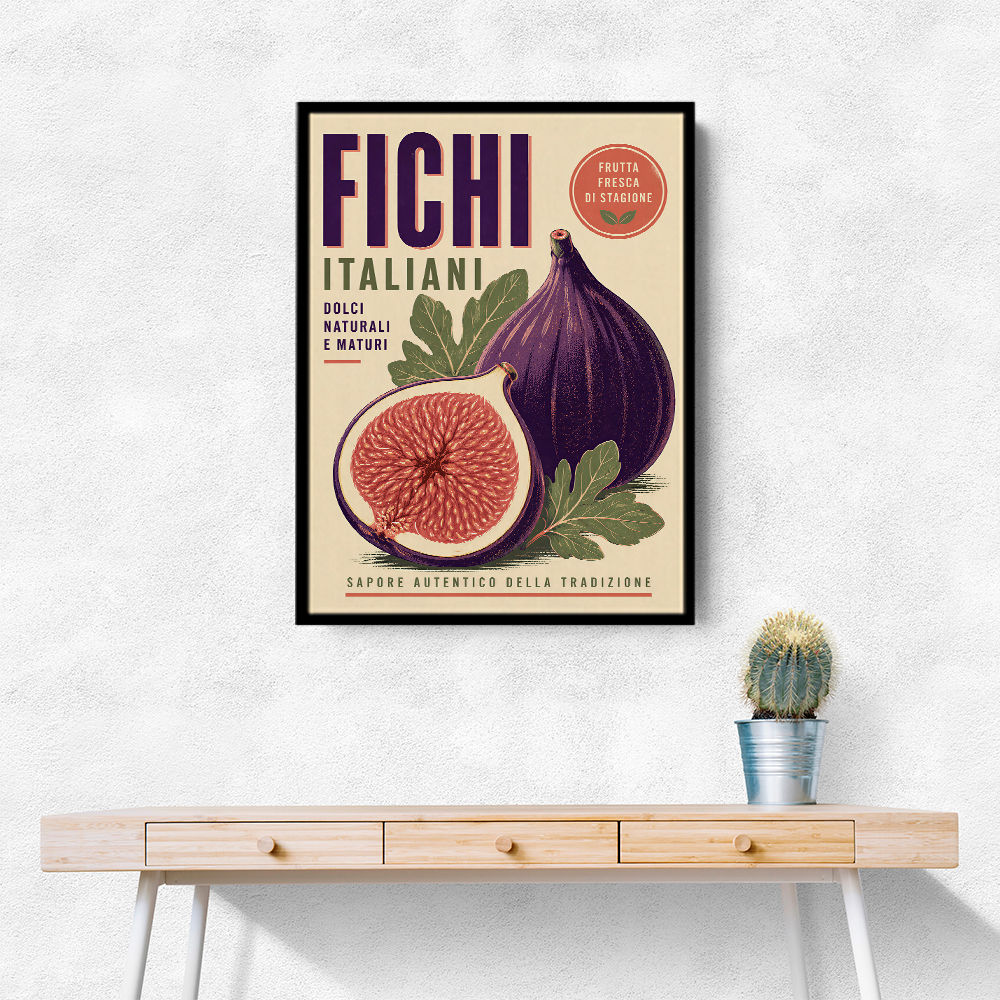 Fig Fruit Vintage Art Print