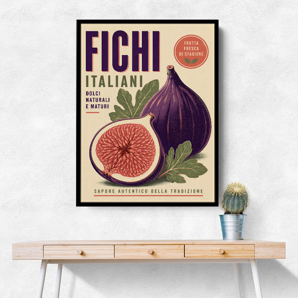 Fig Fruit Vintage Art Print