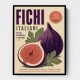 Fig Fruit Vintage Art Print