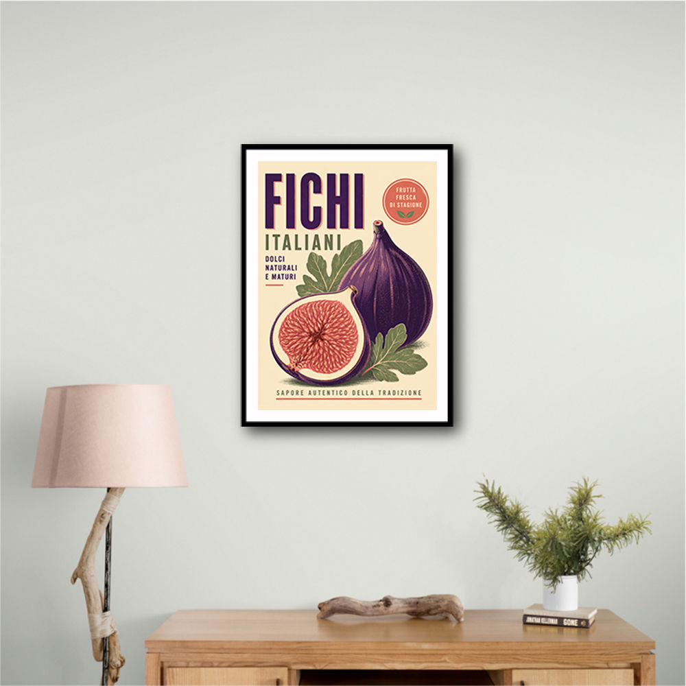 Fig Fruit Vintage Art Print