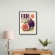 Fig Fruit Vintage Art Print