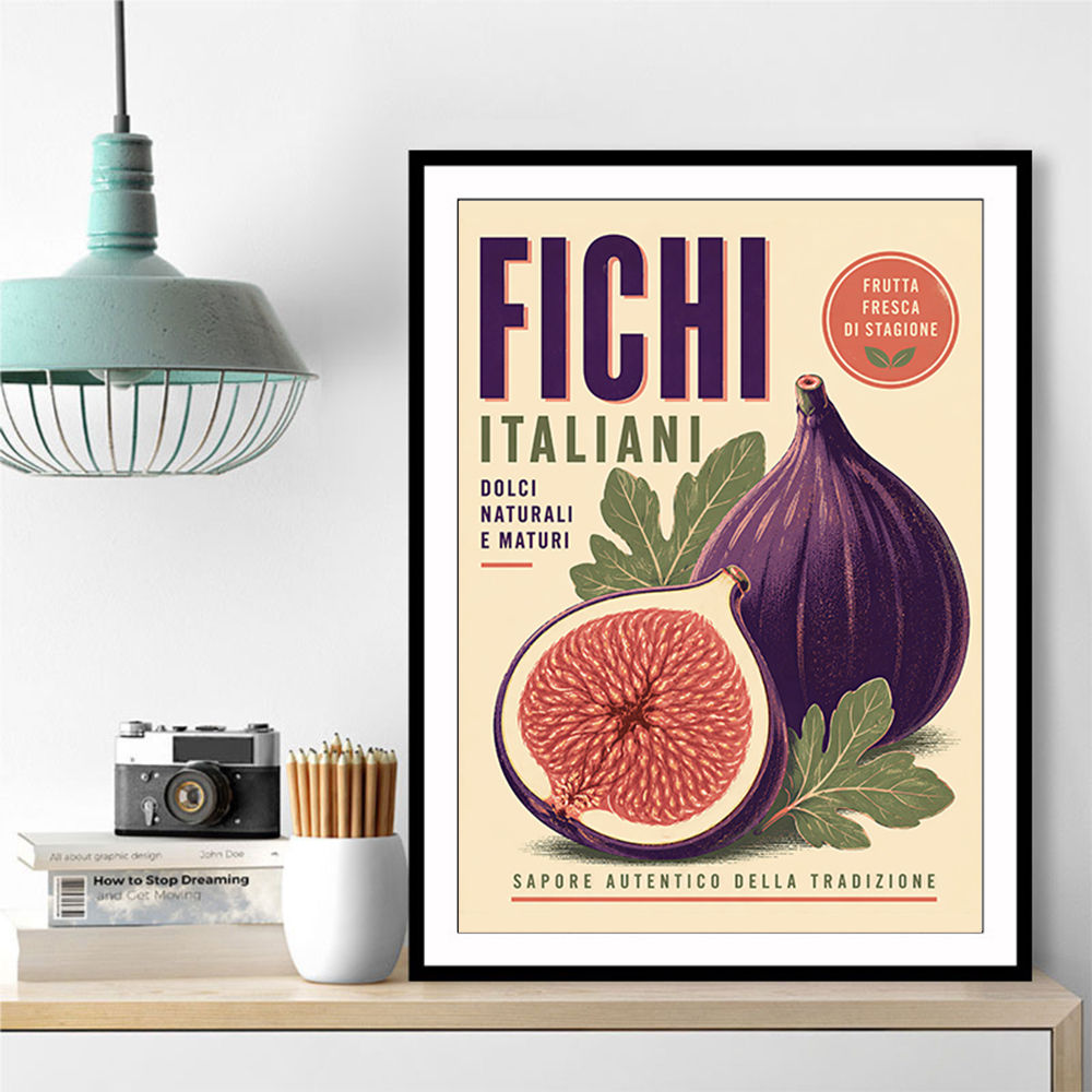 Fig Fruit Vintage Art Print