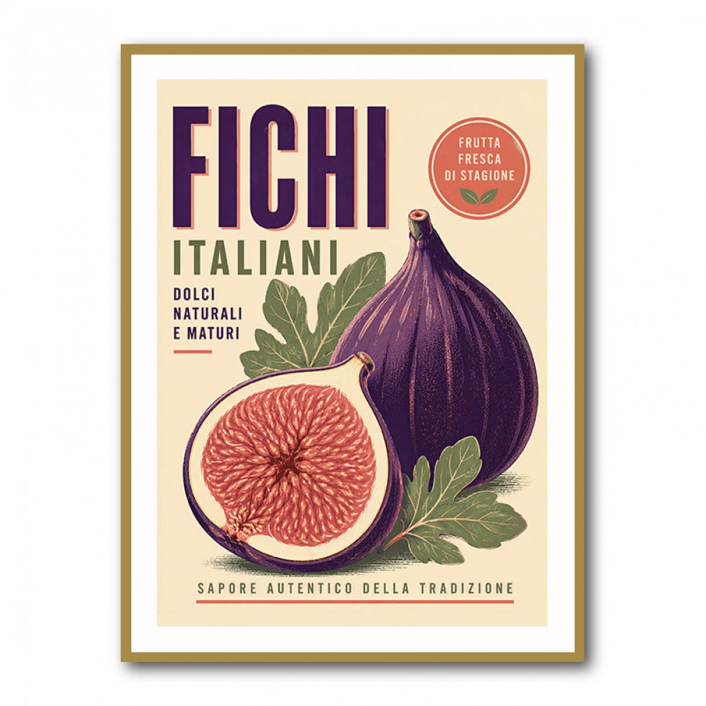 Fig Fruit Vintage Art Print