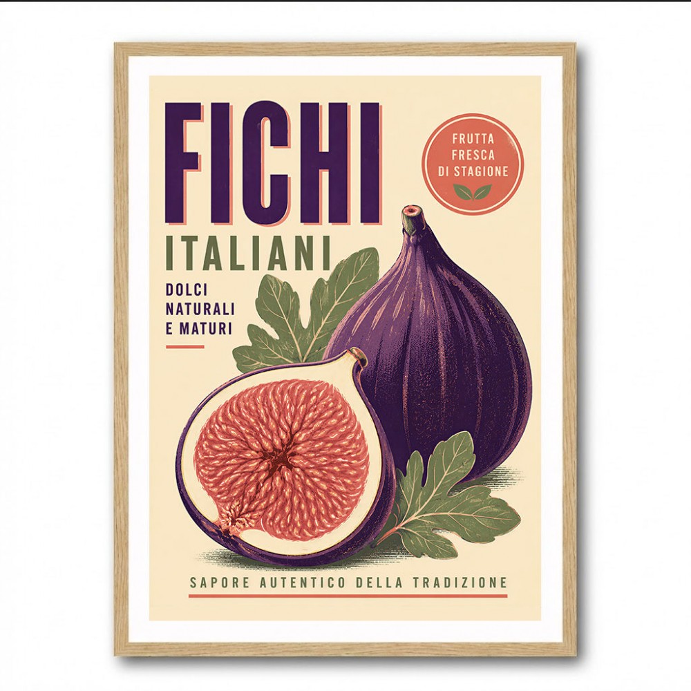 Fig Fruit Vintage Art Print