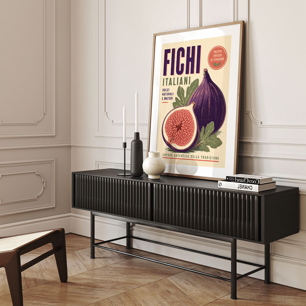 Fig Fruit Vintage Art Print