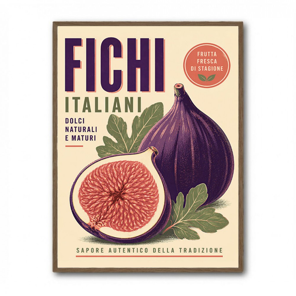 Fig Fruit Vintage Art Print