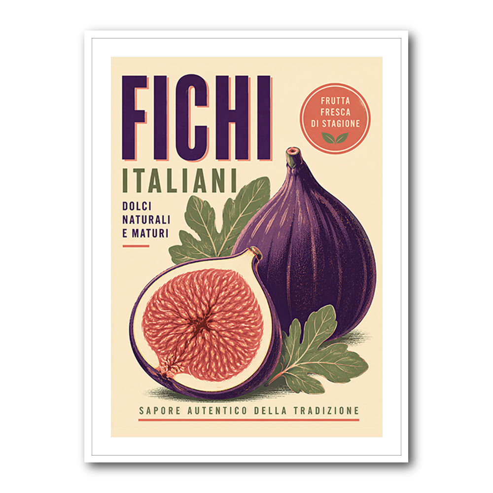 Fig Fruit Vintage Art Print
