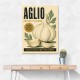 Garlic Cloves Italian Vintage Wall Art