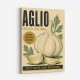 Garlic Cloves Italian Vintage Wall Art