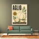 Garlic Cloves Italian Vintage Wall Art