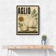 Garlic Cloves Italian Vintage Wall Art