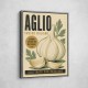 Garlic Cloves Italian Vintage Wall Art