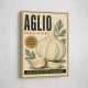 Garlic Cloves Italian Vintage Wall Art