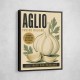 Garlic Cloves Italian Vintage Wall Art