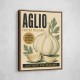 Garlic Cloves Italian Vintage Wall Art