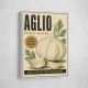 Garlic Cloves Italian Vintage Wall Art