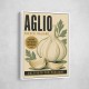 Garlic Cloves Italian Vintage Wall Art