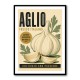 Garlic Cloves Italian Vintage Wall Art