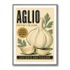 Garlic Cloves Italian Vintage Wall Art
