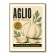 Garlic Cloves Italian Vintage Wall Art