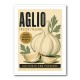 Garlic Cloves Italian Vintage Wall Art