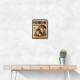 Italian Mushrooms Vintage Food Poster Art Print