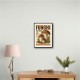 Italian Mushrooms Vintage Food Poster Art Print