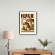 Italian Mushrooms Vintage Food Poster Art Print
