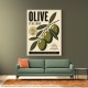 Italian Olives Vintage Poster Wall Art
