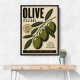 Italian Olives Vintage Poster Wall Art