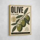 Italian Olives Vintage Poster Wall Art