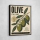 Italian Olives Vintage Poster Wall Art