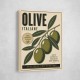 Italian Olives Vintage Poster Wall Art