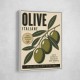 Italian Olives Vintage Poster Wall Art