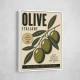 Italian Olives Vintage Poster Wall Art