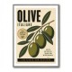 Italian Olives Vintage Poster Wall Art