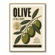 Italian Olives Vintage Poster Wall Art
