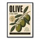 Italian Olives Vintage Poster Wall Art