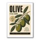 Italian Olives Vintage Poster Wall Art