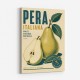 Italian Pear Vintage Fruit Poster Art Print