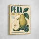 Italian Pear Vintage Fruit Poster Art Print