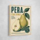 Italian Pear Vintage Fruit Poster Art Print