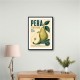 Italian Pear Vintage Fruit Poster Art Print