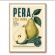 Italian Pear Vintage Fruit Poster Art Print