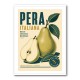 Italian Pear Vintage Fruit Poster Art Print