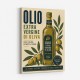 Olive Oil Bottle Vintage Italian Ad Art Print