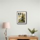 Olive Oil Bottle Vintage Italian Ad Art Print
