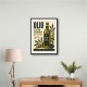 Olive Oil Bottle Vintage Italian Ad Art Print